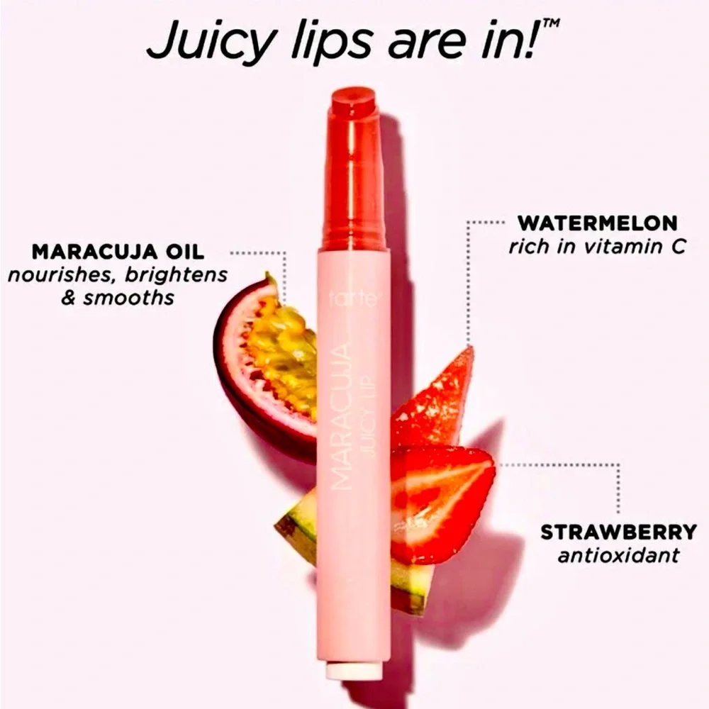 tarte maracuja juicy lip crème hybrid balm & hydrating treatment